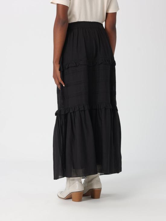 26SS 이자벨마랑에뚜왈 롱 스커트 JU0451FBB3J04E 01BK Black - ISABEL MARANT ETOILE