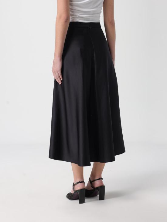 26SS 엘리자베타프랜치 롱 스커트 GO15661E2 110 Black - ELISABETTA FRANCHI