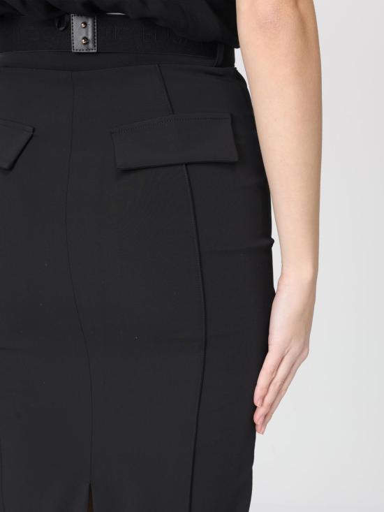 26SS 엘리자베타프랜치 롱 원피스 AB91861E2 110 Black - ELISABETTA FRANCHI