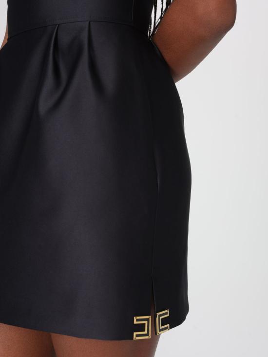 26SS 엘리자베타프랜치 롱 원피스 AB87561E2 110 Black - ELISABETTA FRANCHI