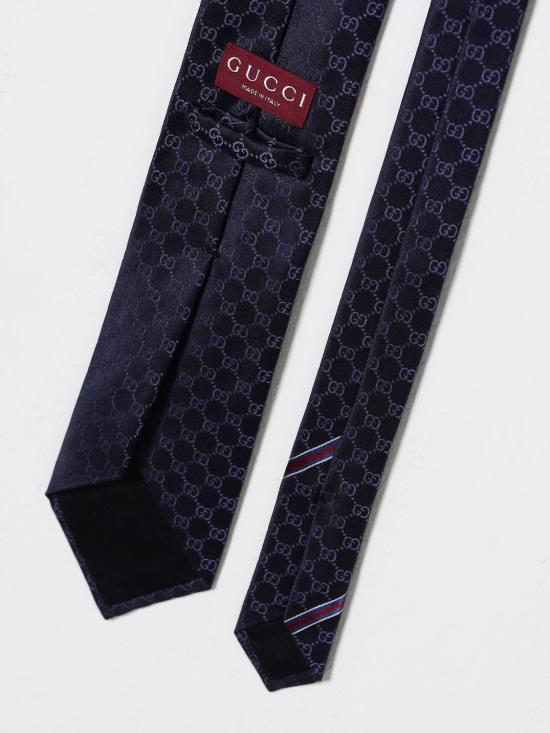 25FW 구찌 넥타이 4565204B002 4168 Navy - GUCCI