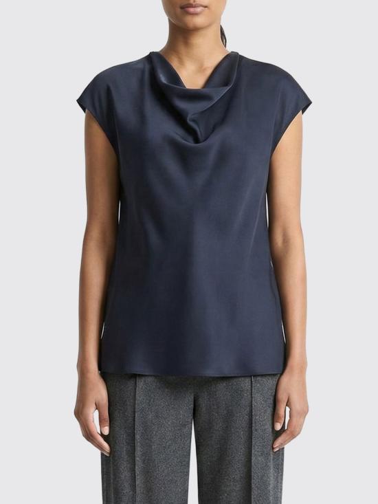 26SS 빈스 민소매 티셔츠 V796112595 403CBL Black