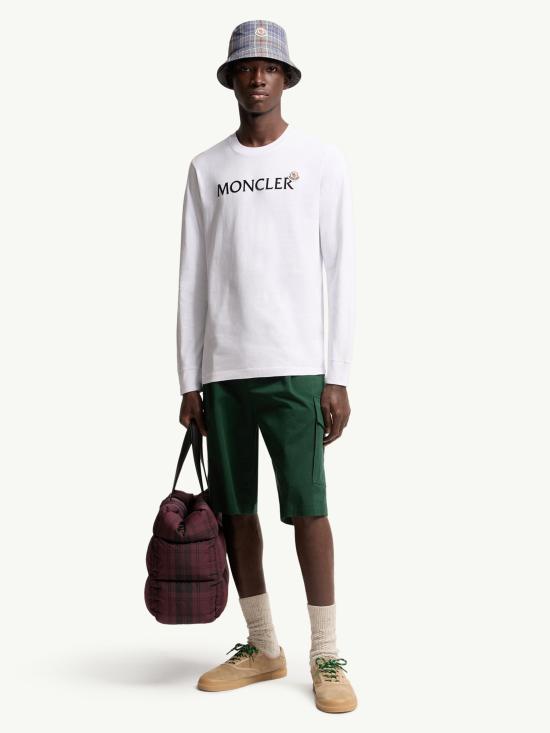 26SS 몽클레어 반팔 티셔츠 L10918D0000989AYY 001 White - MONCLER