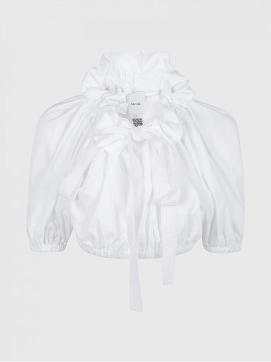 26SS 파투 블라우스 JE2209999 001W White - PATOU
