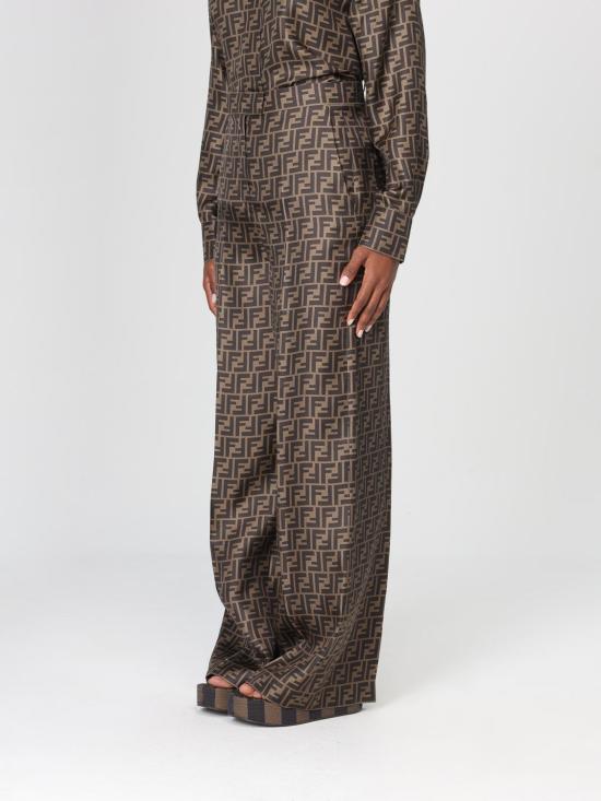 26SS 펜디 스트레이트 팬츠 FR6606A8G3 F118W Brown - FENDI