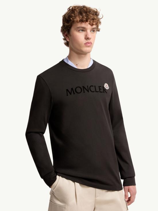 26SS 몽클레어 반팔 티셔츠 L10918D0000989AYY 999 Black - MONCLER