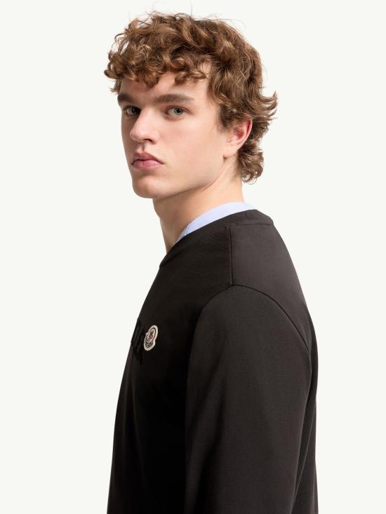 26SS 몽클레어 반팔 티셔츠 L10918D0000989AYY 999 Black - MONCLER