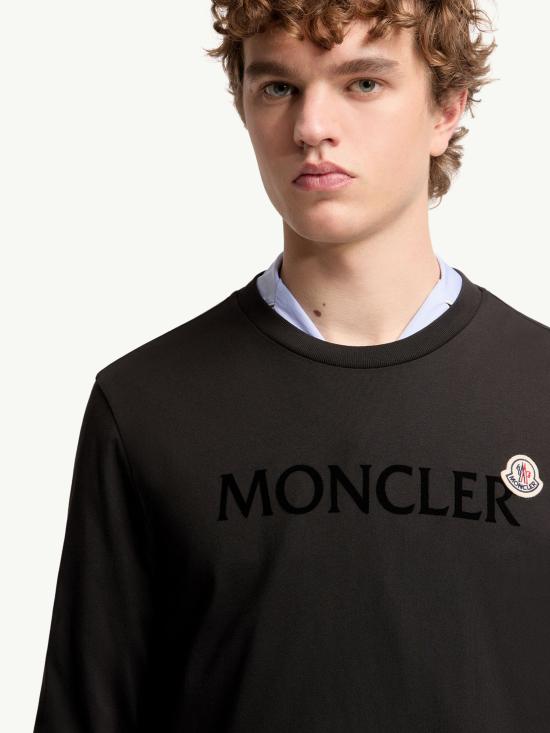 26SS 몽클레어 반팔 티셔츠 L10918D0000989AYY 999 Black - MONCLER