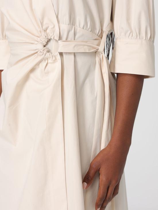 26SS 핑코 롱 원피스 106602A35Q C03 Beige - PINKO