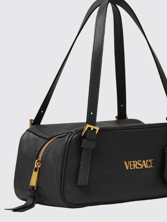 26SS 베르사체 VERSACE TAG 나파 볼링백 10157921A13171 1B00V Black - VERSACE