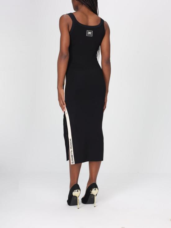26SS 엘리자베타프랜치 롱 원피스 AM03S61E2 685 Black - ELISABETTA FRANCHI