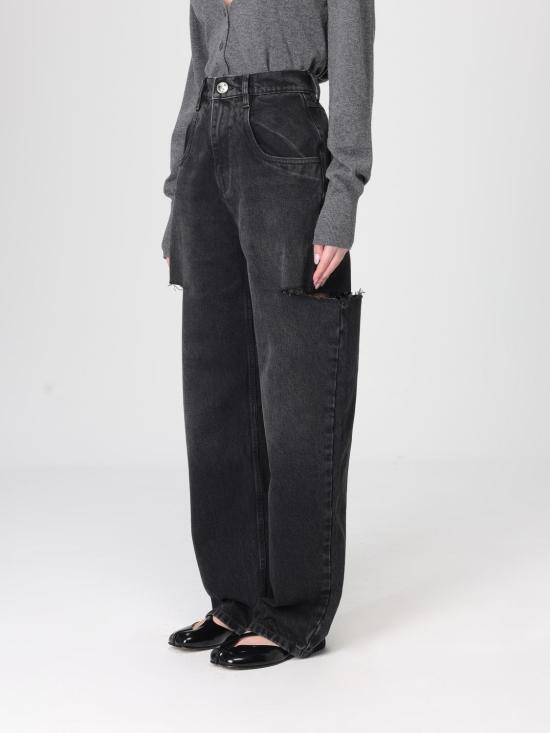 26SS 마르지엘라 컷아웃 진 S51LA0051S30743 965 Black - MAISON MARGIELA