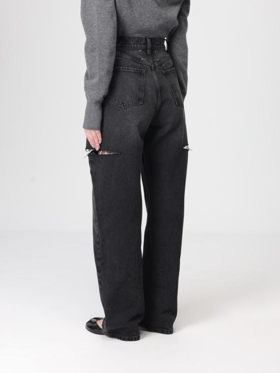 26SS 마르지엘라 컷아웃 진 S51LA0051S30743 965 Black - MAISON MARGIELA