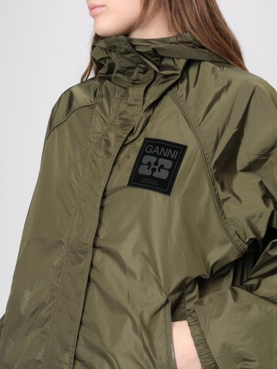 26SS 가니 자켓 W0737 861 Military - GANNI