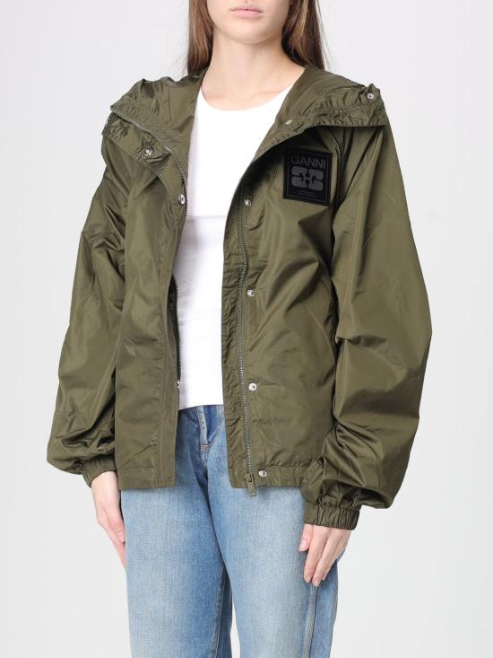 26SS 가니 자켓 W0737 861 Military - GANNI