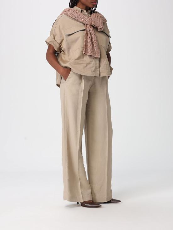 26SS 브루넬로 쿠치넬리 스트레이트 팬츠 MH126P8884 C9195 Sand - BRUNELLO CUCINELLI