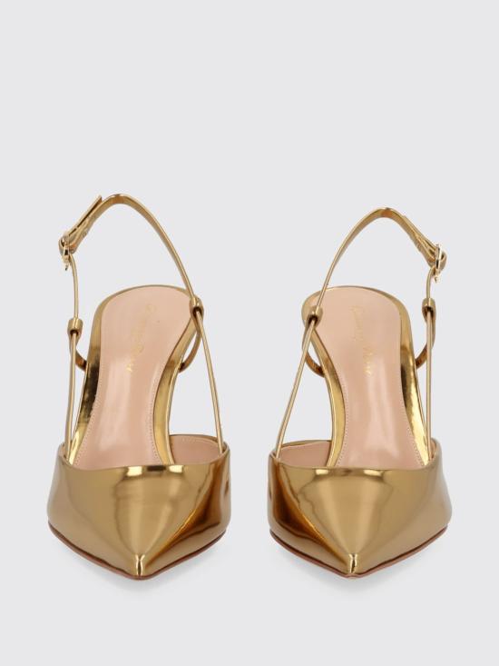 26SS 지안비토로시 힐/펌프스 G9533585LACMET MEKO Gold - GIANVITO ROSSI