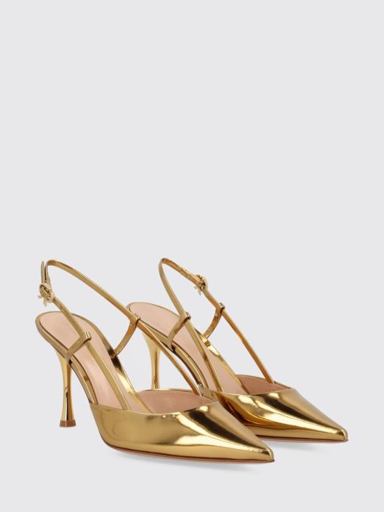 26SS 지안비토로시 힐/펌프스 G9533585LACMET MEKO Gold - GIANVITO ROSSI