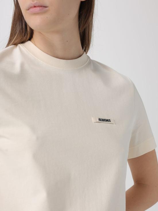 26SS 자크뮈스 반팔 티셔츠 TSW00550AJ00029 131 Beige - JACQUEMUS