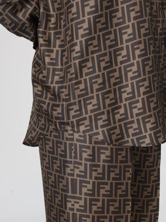 26SS 펜디 셔츠 FS8107A8G3 F118W Brown - FENDI