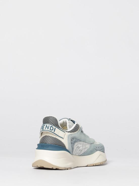 26SS 펜디 플로우 스웨이드 로우탑 8E8620AYF9 F1TYX Gnawed Blue - FENDI
