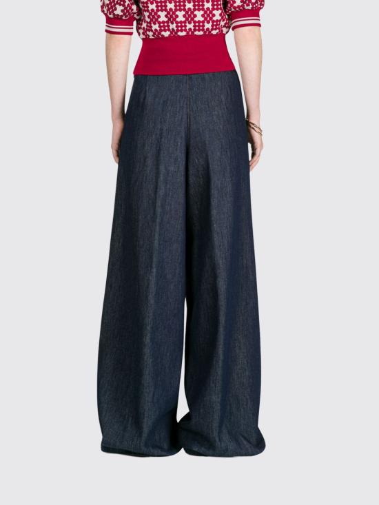 26SS 드리스 반 노튼 팔라초 팬츠 2611309293385 507 Blue - DRIES VAN NOTEN