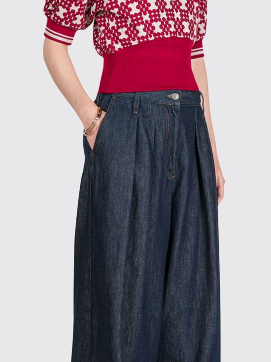 26SS 드리스 반 노튼 팔라초 팬츠 2611309293385 507 Blue - DRIES VAN NOTEN