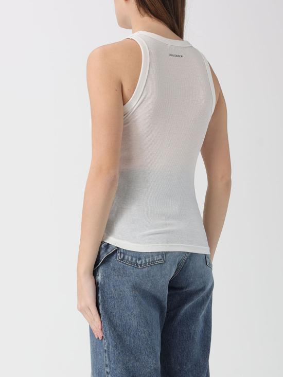 26SS JW앤더슨 민소매 티셔츠 JO0291PG1904 002 White - JW ANDERSON