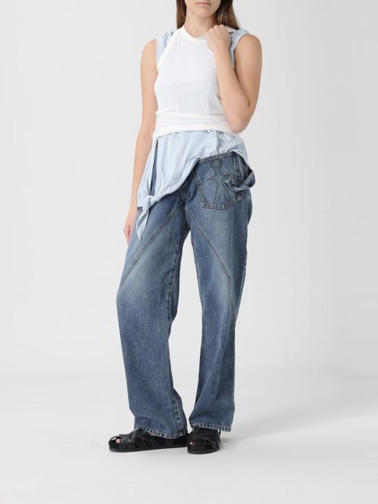 26SS JW앤더슨 민소매 티셔츠 JO0291PG1904 002 White - JW ANDERSON