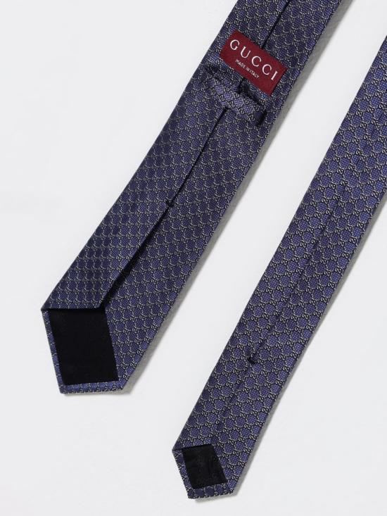 25FW 구찌 넥타이 8160024E009 4568 Blue - GUCCI
