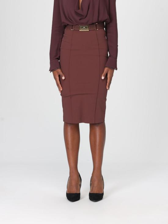 26SS 엘리자베타프랜치 미디 스커트 GO15961E2 644 Cocoa