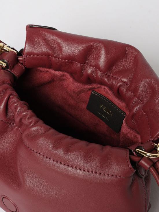 26SS 펜디 맘마 바게트 나파 레더 미니백 8BS105ABVE F0YPU Burgundy - FENDI