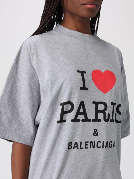 25SS 발렌시아가 반팔 티셔츠 764235 TSVI4 1300 Grey - BALENCIAGA