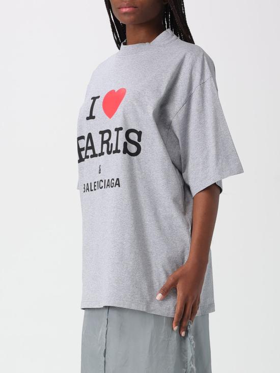 25SS 발렌시아가 반팔 티셔츠 764235 TSVI4 1300 Grey - BALENCIAGA