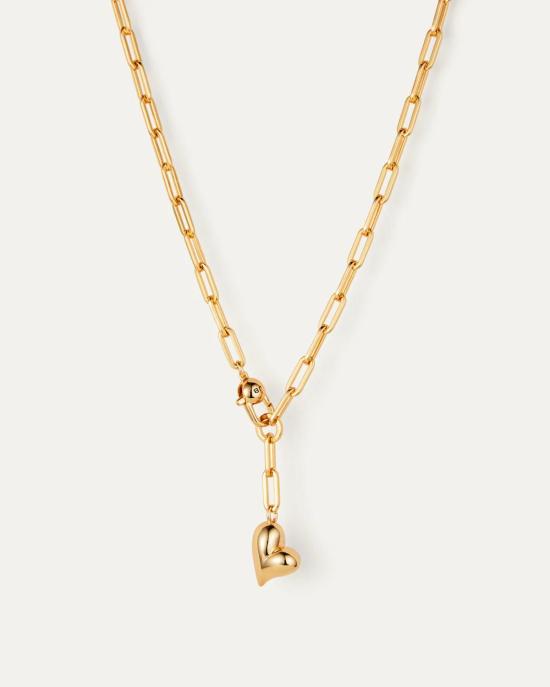  제니 버드 목걸이/팬던트 퍼피 하트 목걸이 골드
