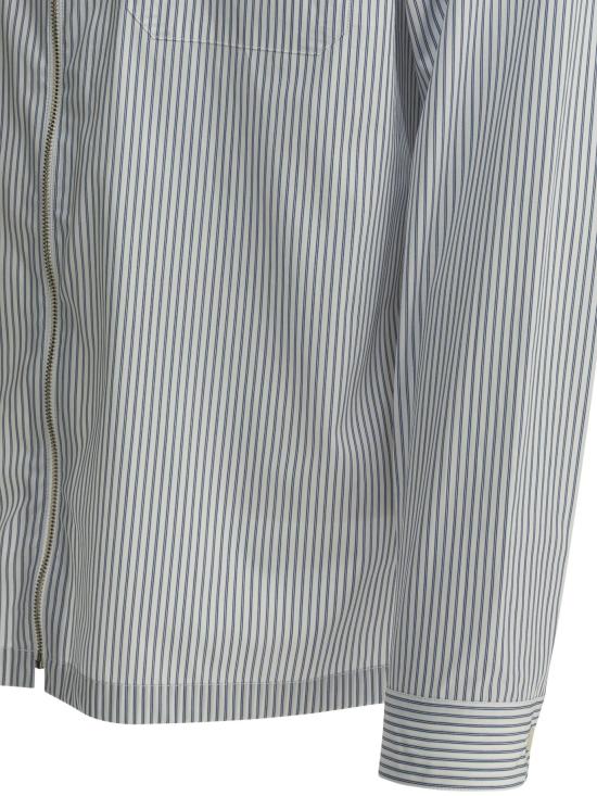 26SS 프라다 코튼 지퍼 셔츠 SC855189FF022X S OOO Blue - PRADA