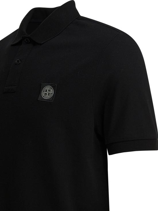 26SS 스톤 아일랜드 폴로 티셔츠 2200008S0017V0029 Black - STONE ISLAND