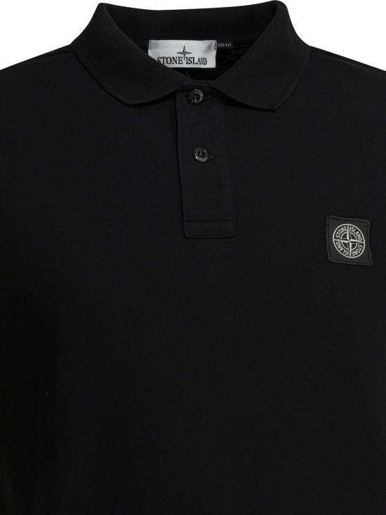 26SS 스톤 아일랜드 폴로 티셔츠 2200008S0017V0029 Black - STONE ISLAND