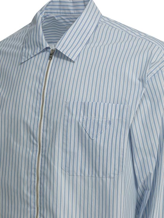 26SS 프라다 긴팔 셔츠 SC855189HF0W81 S OOO Light blue - PRADA