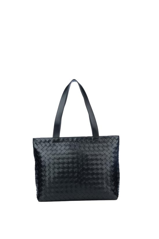 26SS 보테가베네타 스몰 인트레치아토 지퍼 토트백 795628V2HL1 8803 Nero