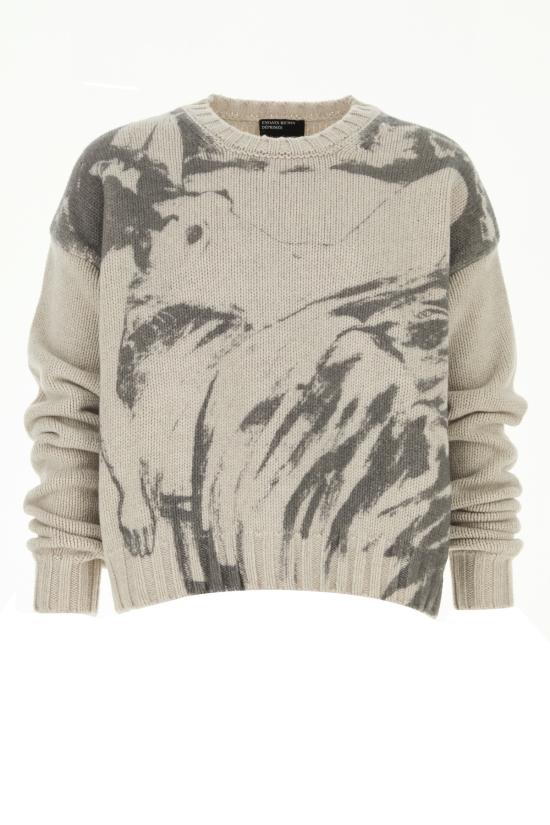 25SS 앙팡리쉬데프리메 스웨터 080227 CREAMBLACK