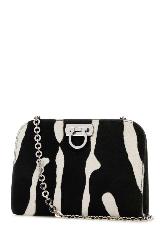 26SS 살바토레 페라가모 클러치/파우치 21A602790200 KASBIANER Animal Print - SALVATORE FERRAGAMO