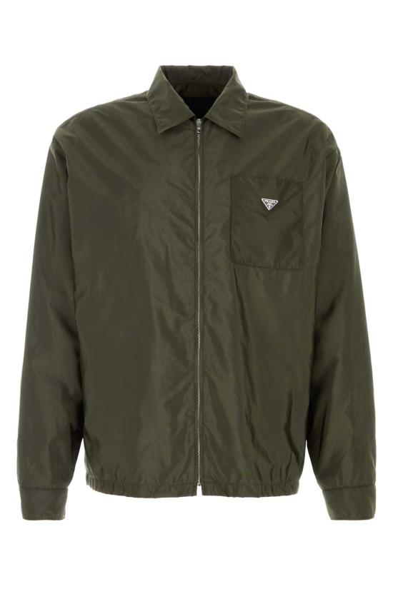 26SS 프라다 긴팔 셔츠 SC847SOOO1WQ9 F0Z58 Green