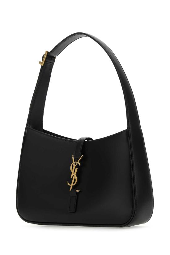 26FW 생로랑 LE 5 A 7 모노그램 토트백 6572282R20W 1000 Black - SAINT LAURENT