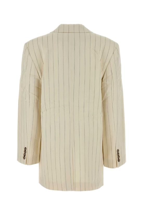 25FW 애니빙 수트 자켓 A0110860 MTL66 Stripped - ANINE BING