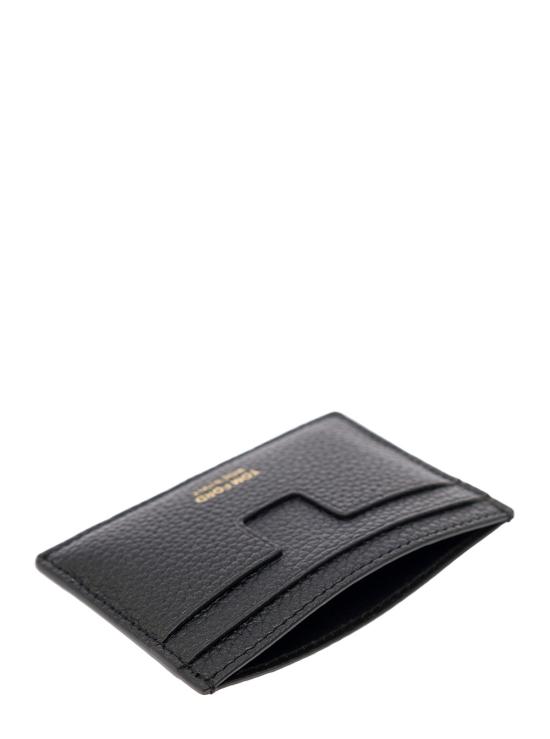 26FW 톰포드 그레인 레더 클래식 카드 홀더 Y0232LCL158G NAA BLACK - TOMFORD