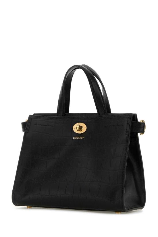 26SS 버버리 미니 코츠월드 토트 8118896 A1189 Black - BURBERRY