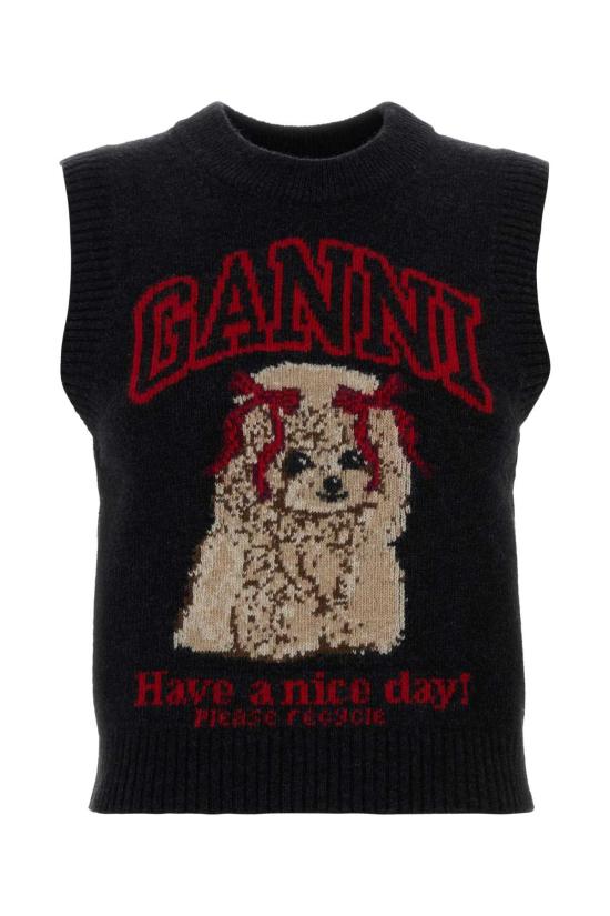 26SS 가니 수트 자켓 A1070044 052 Black