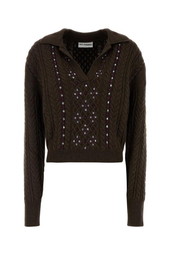 25FW 데 펨메스 스웨터 D735KW D0401 Brown