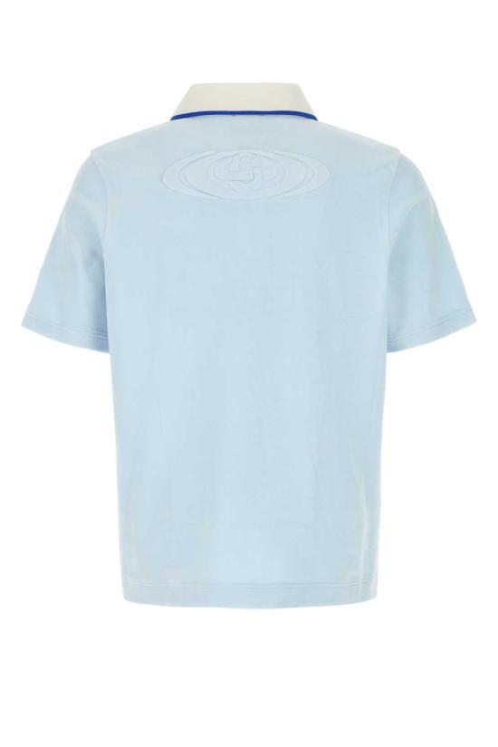 26SS 카사블랑카 폴로 티셔츠 MSP26JTP44701 PALEBLUE Light Blue - CASABLANCA